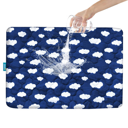 Crib Mattress Protector Sheets Fitted Waterproof Mattress Pad Cover 2 Pack