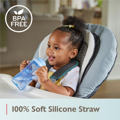 NUK Learner Straw Cup, 10oz, 2-Pack, Amazon Exclusive Timeless