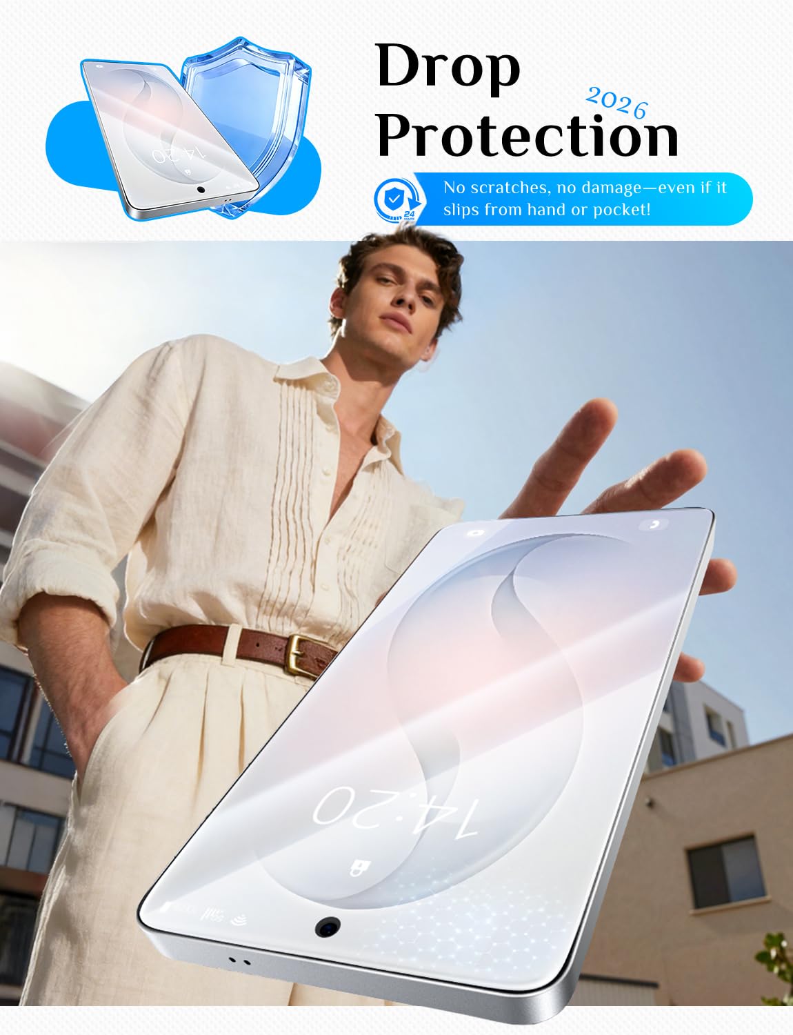MAGIC JOHN for iPhone 18 Pro Max Screen Protector Easy Installation