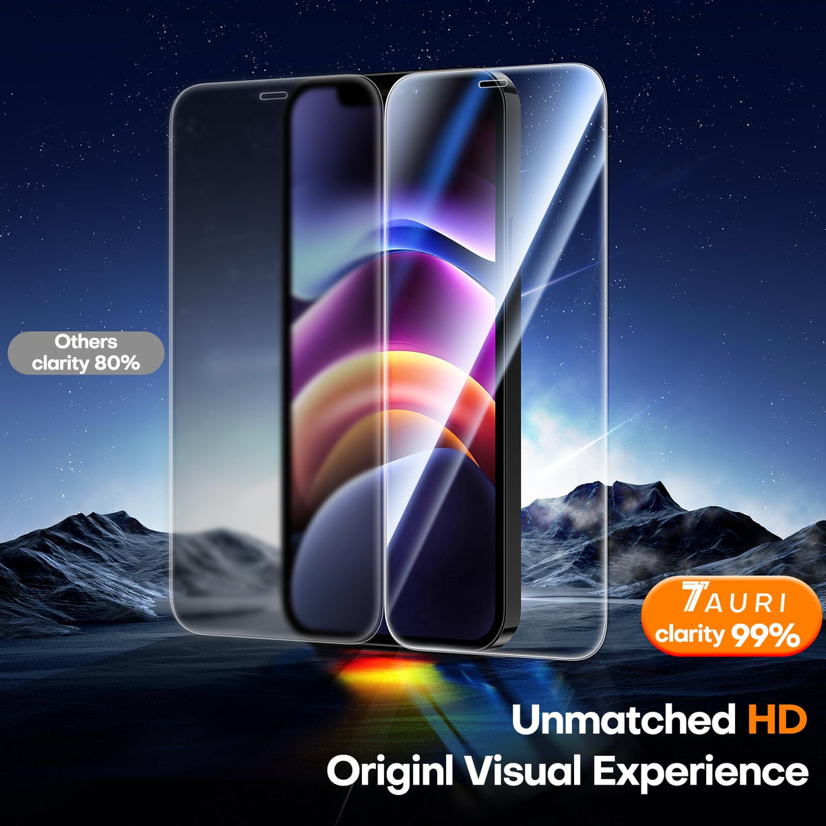 TAURI 2 Pack for Samsung Galaxy Z Fold 8 Ultra Privacy Screen Protector