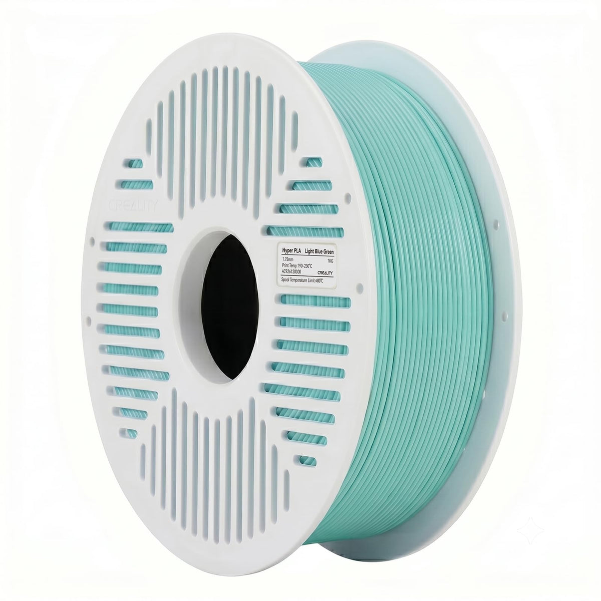 Creality Hyper PLA Filament RFID 1.75mm with Reusable Spool 1KG, High Speed Up to 600mm/s, White, 1-Pack