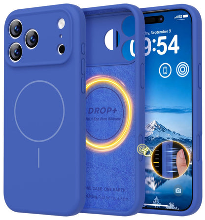 LOVE 3000 Designed for iPhone 16 Case, Premium Silicone with [Soft Anti-Scratch Microfiber Lining] Shockproof Protective Phone Case for Men Women Girls 6.1", Black