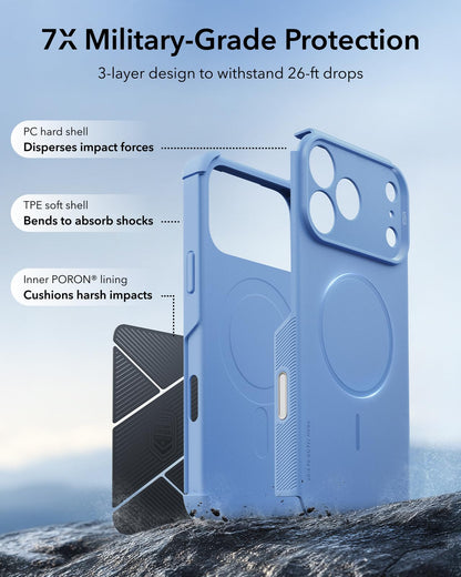 ESR Cyber Tough for iPhone 18 Pro Max/17 Pro Max Case, Black