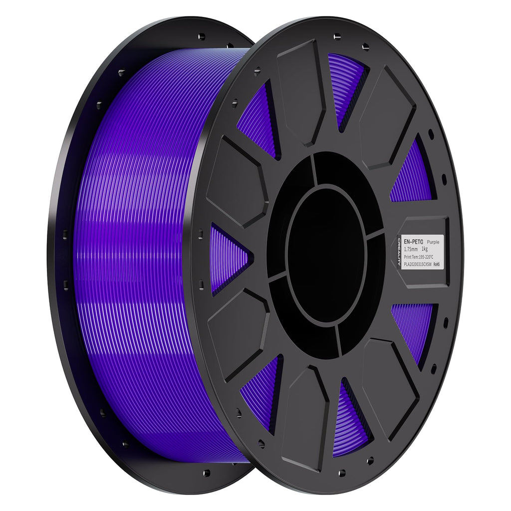 Creality PETG Filament 1.75mm 4KG, Black+White+Blue+Red, Total 4-Pack