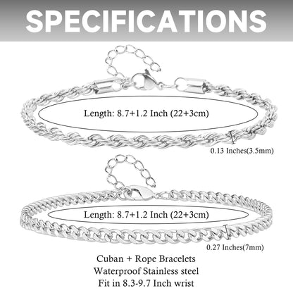 Mens Bracelet for Men, Waterproof Bracelet for Men Jewelry
