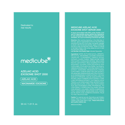 medicube Exosome Shot Zero 2,000 PPM Spicule Facial Serum For Pores & Sebum