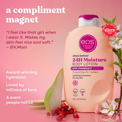 eos Shea Better Body Lotion- Crème de Pistachio, Natural Shea, 16 fl oz