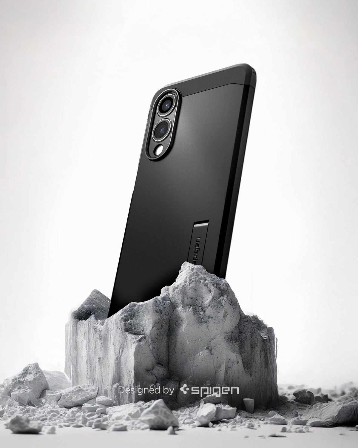 Spigen for Galaxy S26 Case, Tough Armor MagFit [Kickstand] [Compatible with MagSafe] [Military-Grade Protection] - Black
