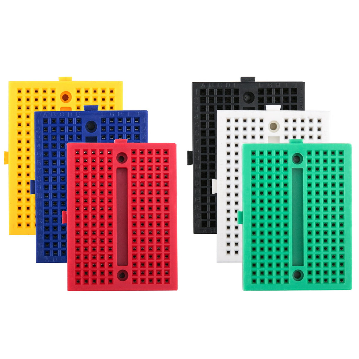 ELEGOO 400 Point Solderless Breadboard Kit, Small Prototyping Boards 6PCS