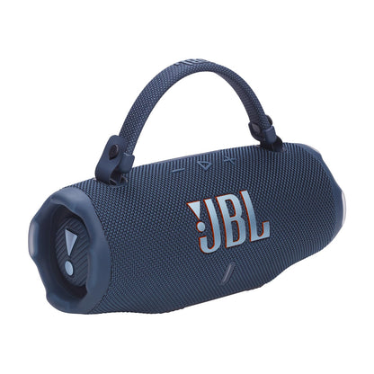 JBL Charge 6 Portable Waterproof Speaker with Powerbank and Strap - Black (Renewed)