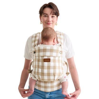 Momcozy PureHug Baby Carrier - Ergonomic, Cozy and Lightweight for 7-45 lbs