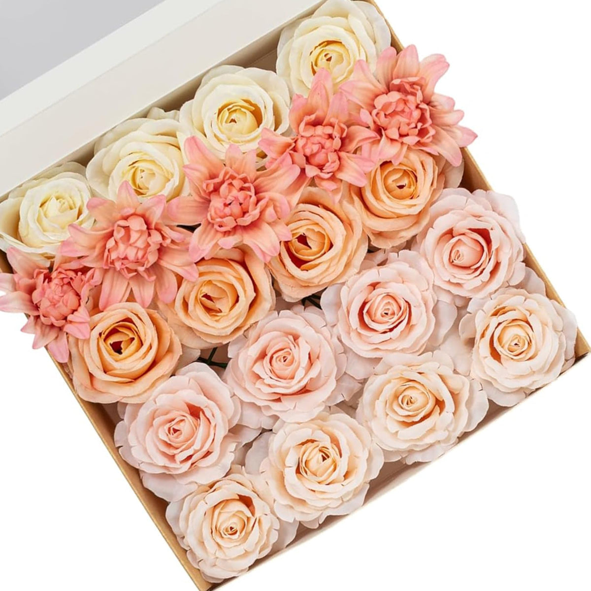 Fall Artificial Flowers DIY Bouquet Combo Faux Rose for Home Decor