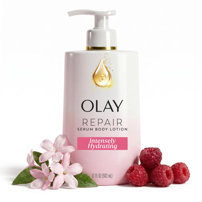 Olay Super Serum Hand & Body Lotion, Luminous & Resilient Skin, 17 fl oz