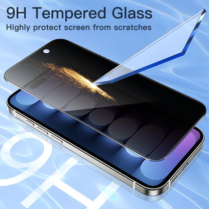 JETech Privacy Screen Protector for iPhone 16 Pro Max, 2-Pack