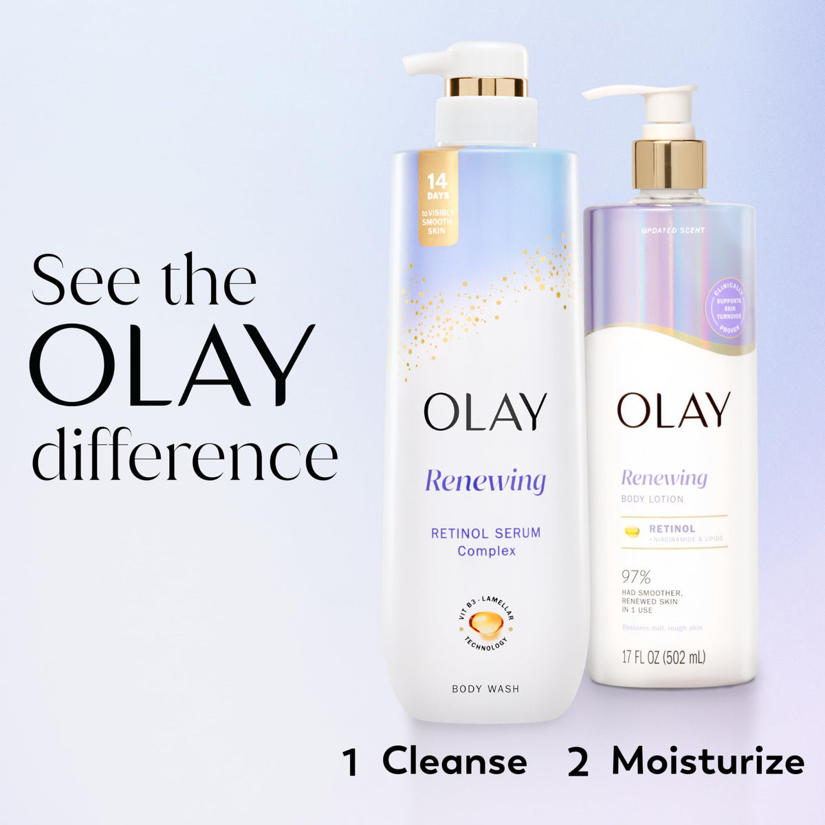Olay Super Serum Hand & Body Lotion, Luminous & Resilient Skin, 17 fl oz