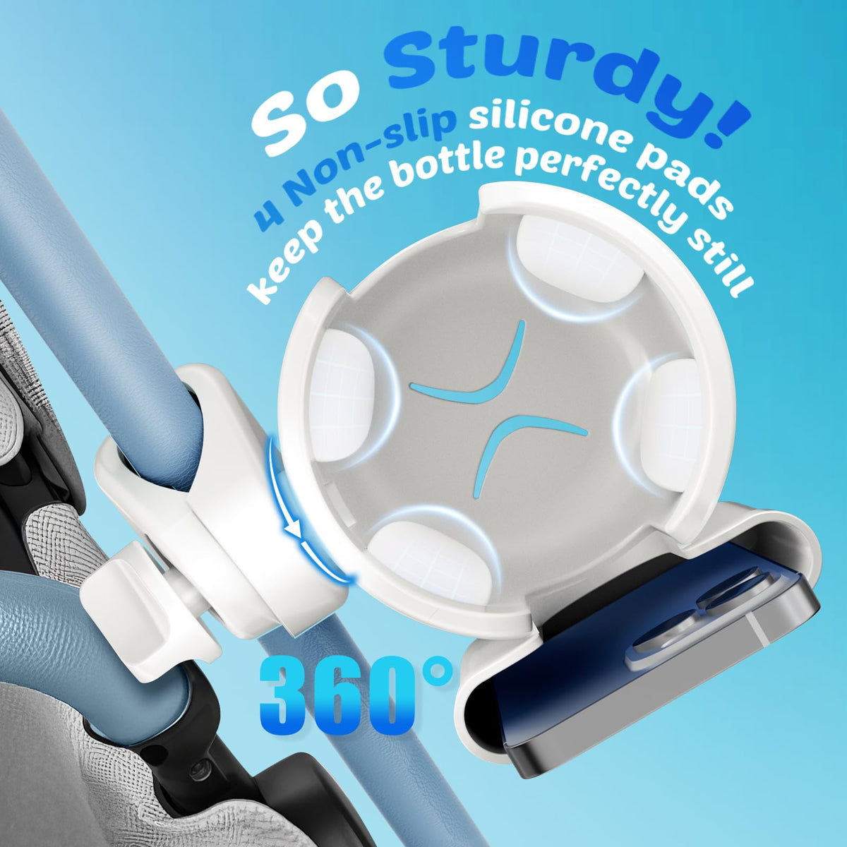 2-Pack Cup Holder for Walker: Wheelchair Cup Holder for Seniors and Adults