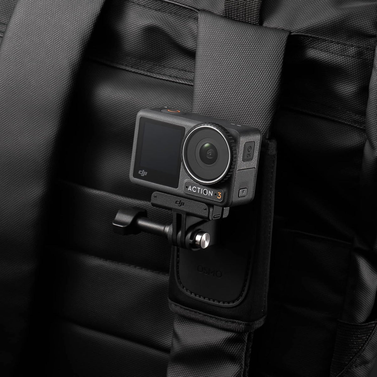 DJI Osmo Backpack Strap Mount, Compatibility: Osmo 360, Osmo Action 6, Osmo Action 5 Pro, Osmo Action 4, Osmo Action 3, DJI Action 2, Osmo Action, Osmo Pocket 3