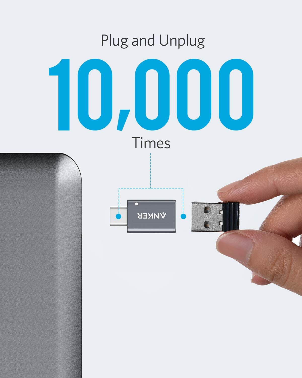 Anker USB C Adapter (2 Pack), USB C to USB Adapter High-Speed Data Transfer