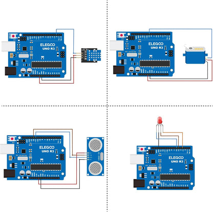 ELEGOO UNO R3 Project Most Complete Starter Kit, Compatible with Arduino
