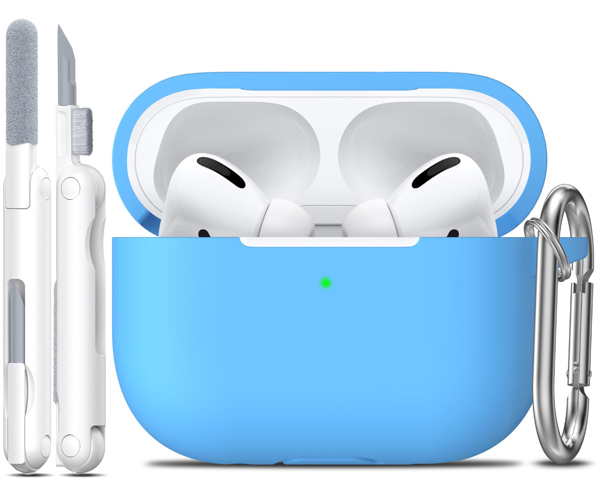 R-fun for AirPods 2nd/1st Case Silicone Cover, Banana Violet