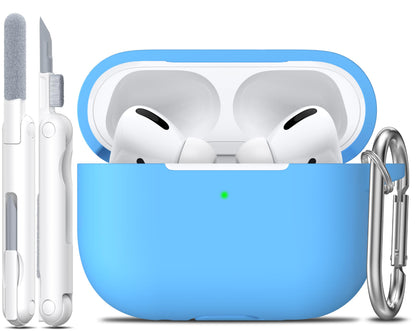 R-fun for AirPods 2nd/1st Case Silicone Cover, Banana Violet