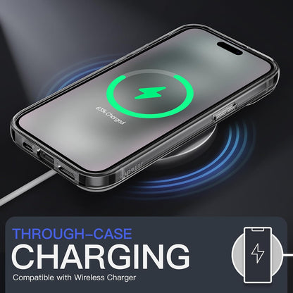 JETech Case for iPhone 15, Anti-Yellowing, Green