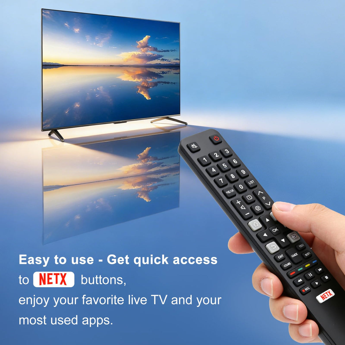 Magic Remote for LG-TV-Remote, Replacement for LG Smart TV Remote Control, AN-MR20GA Compatible Universal Remote Control with Voice, Pointer and Netflix/Prime Video Hotkeys