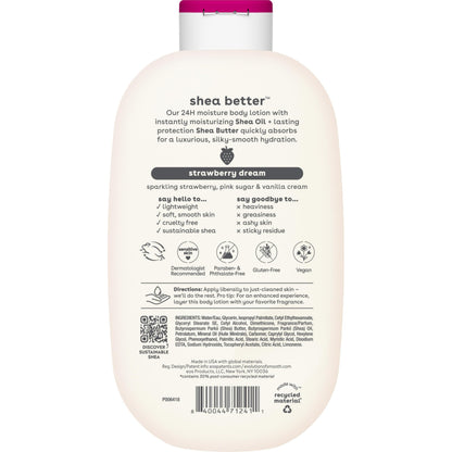 eos Shea Better Body Lotion- Crème de Pistachio, Natural Shea, 16 fl oz