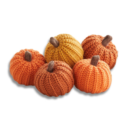 Mini Knit Pumpkins Set of 5, Fall Décor (Autumn Set)