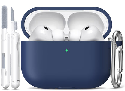 R-fun for AirPods 2nd/1st Case Silicone Cover, Banana Violet