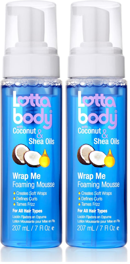 Lottabody Coconut & Shea Wrap Me Foaming Mousse, 7 oz