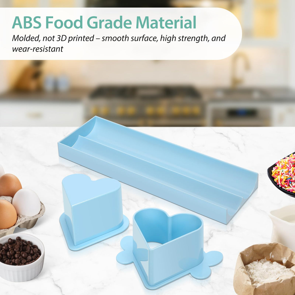 Round Cake Pop Mold Set with 9in Tray and Sticks- Blue