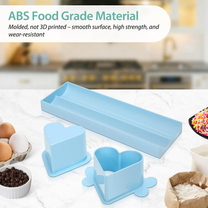 Round Cake Pop Mold Set with 9in Tray and Sticks- Blue