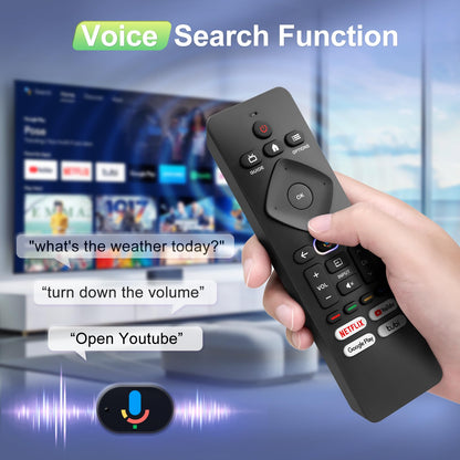Replacement for Samsung TV Remote, for All 2018-2024 Samsung Remote Control for Smart TV with Voice Control. No Solarcell. 2-Year Warranty.
