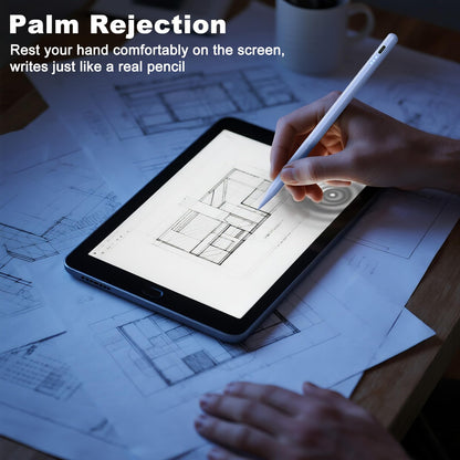 DIGIROOT iPad Pencil for 2018-2026, Plam Rejection Stylus Pen for iPad
