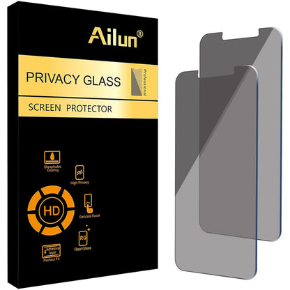 Ailun 3 Pack Privacy Screen Protector for iPhone 17 Pro Max, Tempered Glass