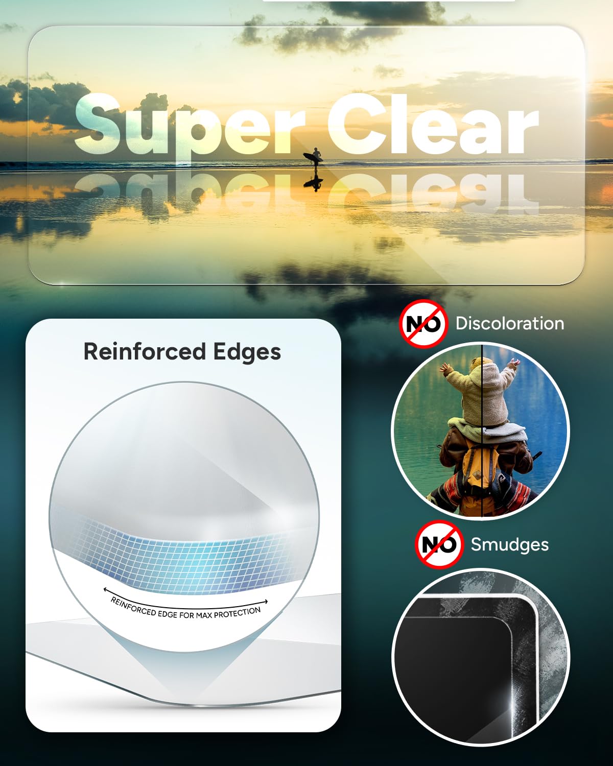 ZAGG Glass+ Screen Protector for iPhone 17
