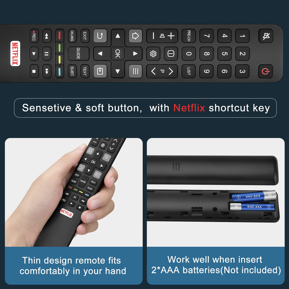 Universal Replacement for LG Smart TV Remote