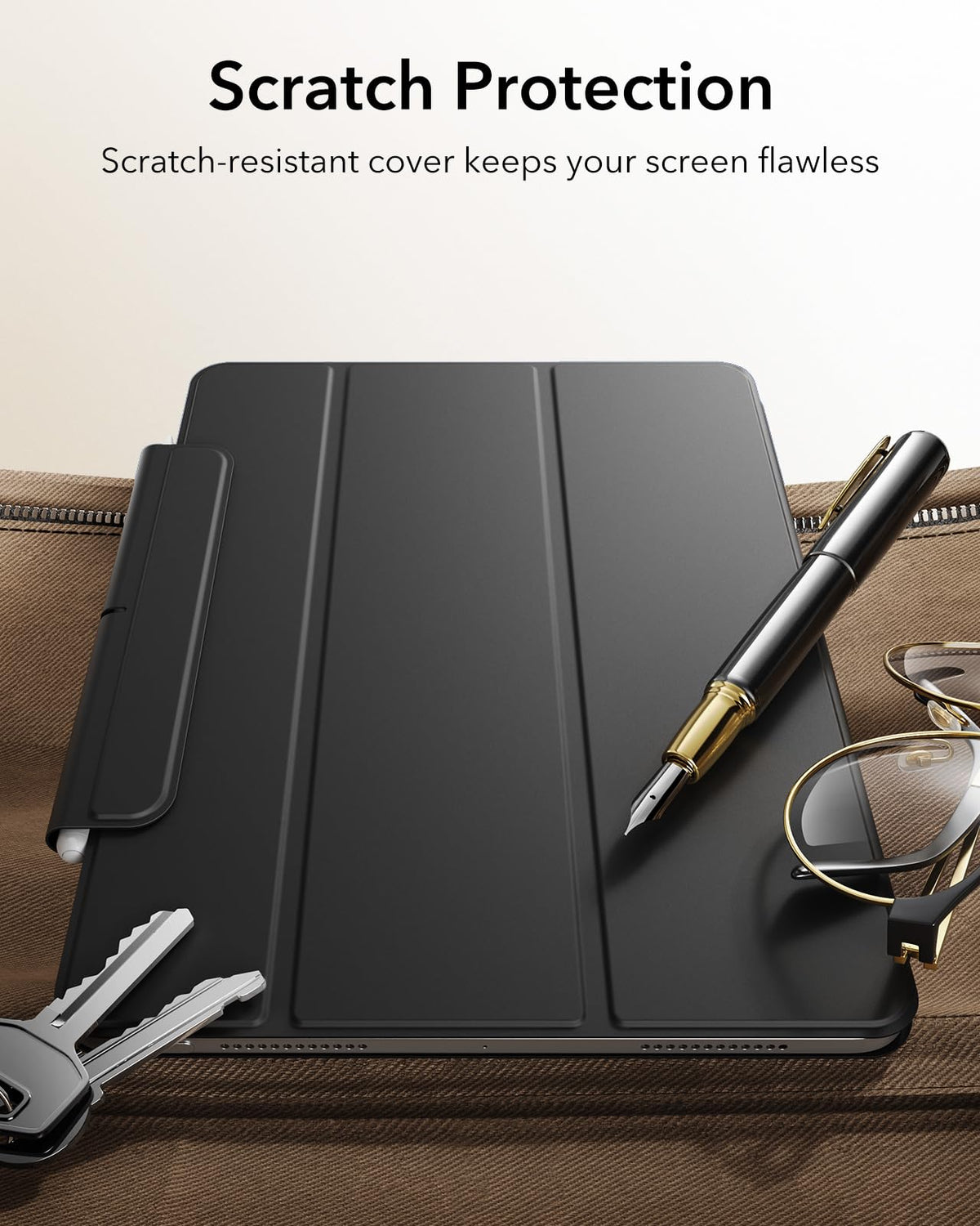 ESR for iPad Air 11-inch M4/M3/M2, iPad Air 5th/4th Generation Case, Black