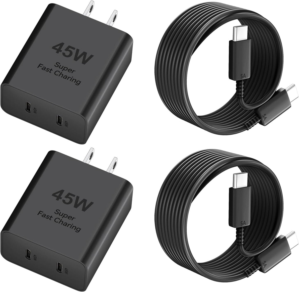 Phone 18 17 Pro Max Charger Fast Charging 45W USBC Phone Duo Fast Charger