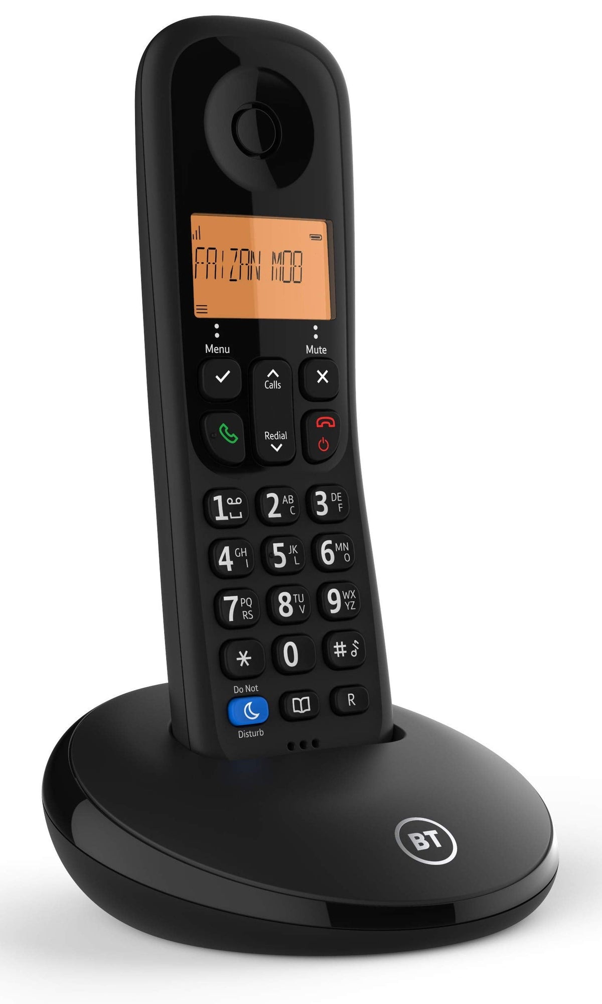 BT Everyday Cordless Landline House Phone, Home Phone, Basic Call Blocker, Do Not Disturb button, Trio Handset Pack
