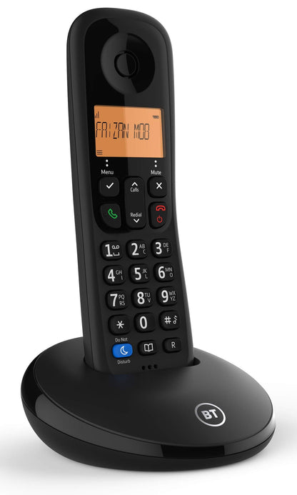BT Everyday Cordless Landline House Phone, Home Phone, Basic Call Blocker, Do Not Disturb button, Trio Handset Pack