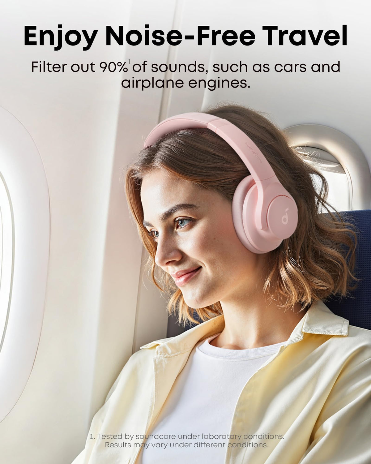 soundcore by Anker Q20i Hybrid Active Noise Cancelling Headphones, Black