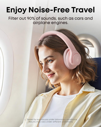 soundcore by Anker Q20i Hybrid Active Noise Cancelling Headphones, Black