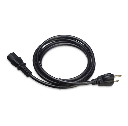 Amazon Basics Replacement Power Cord for Computer, Monitor, TV, Printer, PC, 3 Prong, 18 AWG, 125 Volts, 10 Feet, Black