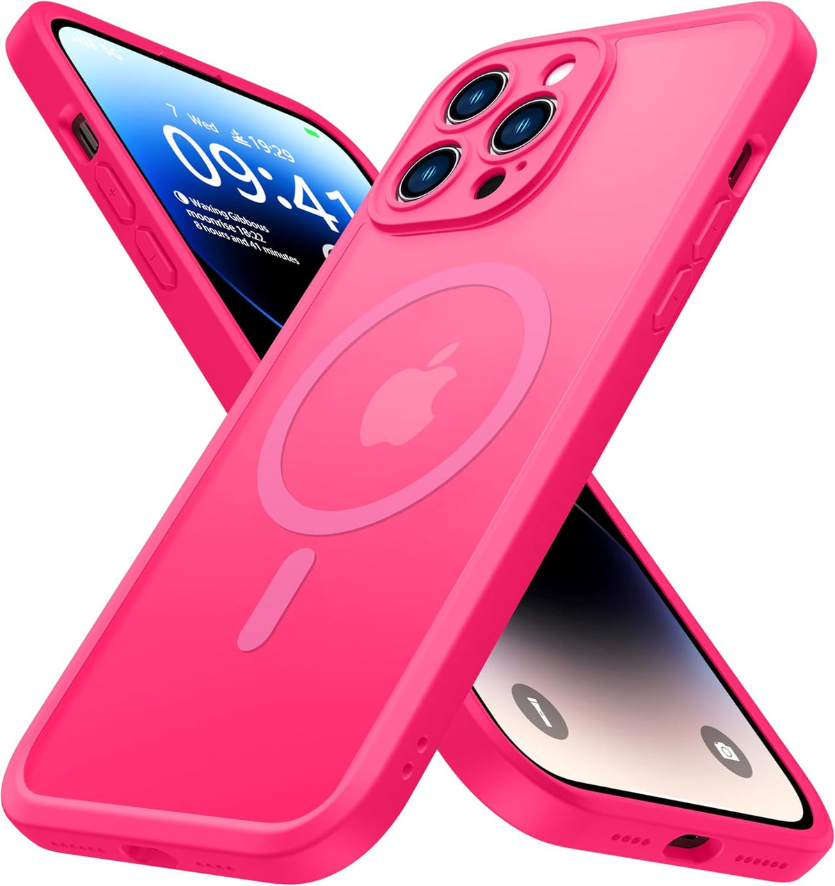 ImpactStrong Magnetic Guard Designed for iPhone 17 Air Case [Camera Protection] [Military Grade Drop Tested] [Compatible with MagSafe] Slim Translucent Matte Phone Case (6.6") - Navy Blue