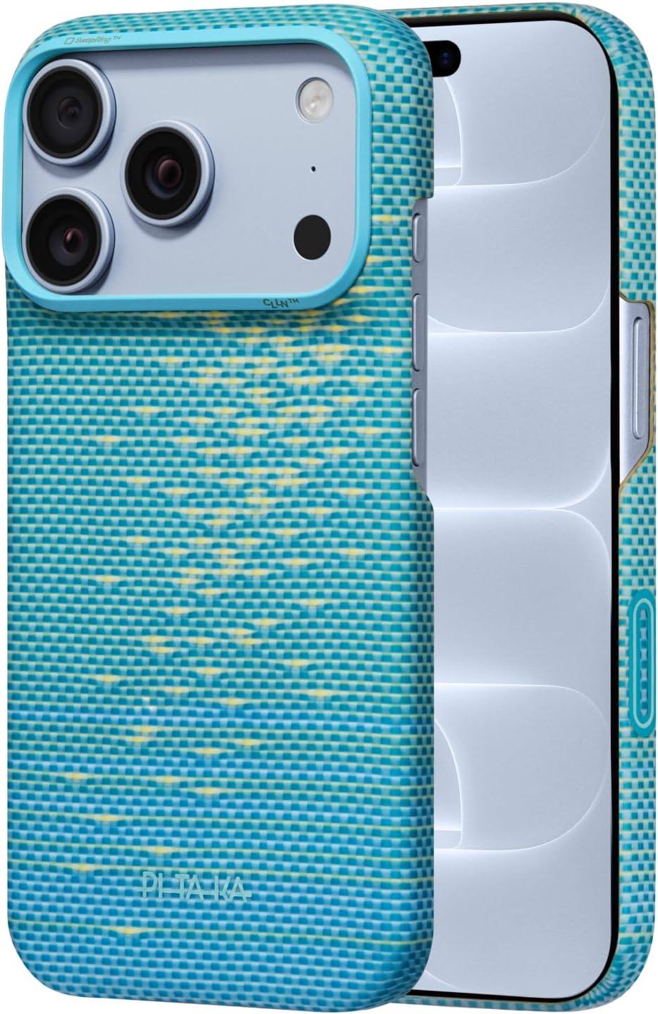 pitaka for iPhone 18 Pro Case 6.3" with Caseless Feeling, Abyss Blue