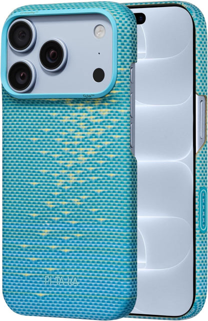 pitaka for iPhone 18 Pro Case 6.3" with Caseless Feeling, Abyss Blue