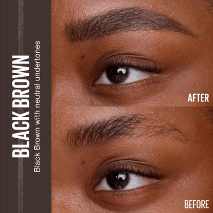 Maybelline Express Brow Ultra Slim Eyebrow Makeup, Brow Pencil with Precision Tip and Spoolie for Defined Eyebrows, Soft Brown 255, 1 Count