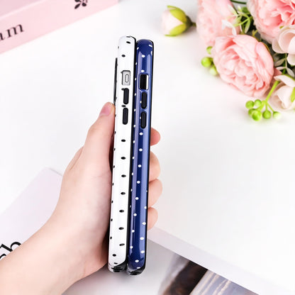 Polka Dot Pattern Phone Case for iPhone 17 6.3", White
